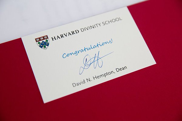 The diplomas are set! 106 HDS students earned a master's degree or doctorate this academic year. #HDS17 #Harvard17 https://t.co/d4JyMmpUcg