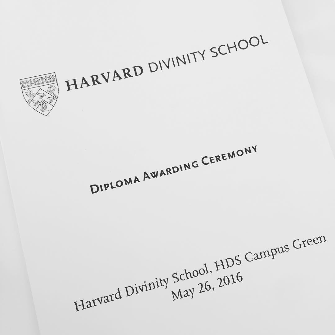 Fancy Harvard graduation. It be hot. #HarvardDivinitySchool #HarvardCommencement #Harvard #hds